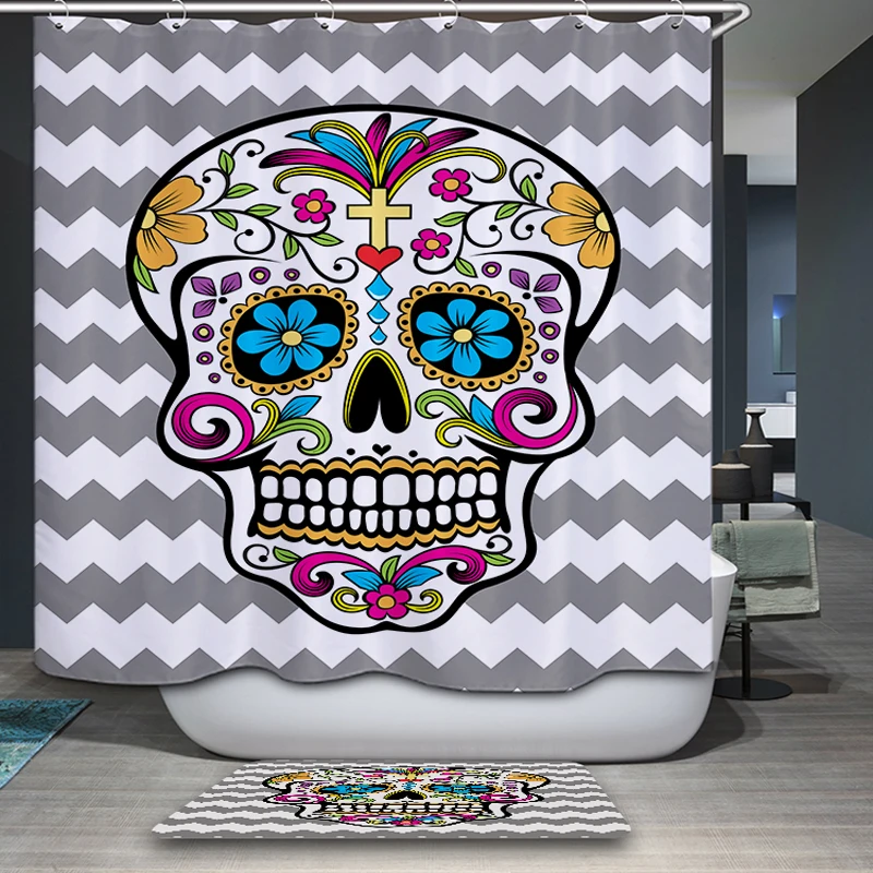 Милый животный олень геометрический Ванная комната Душ занавеска украшение для