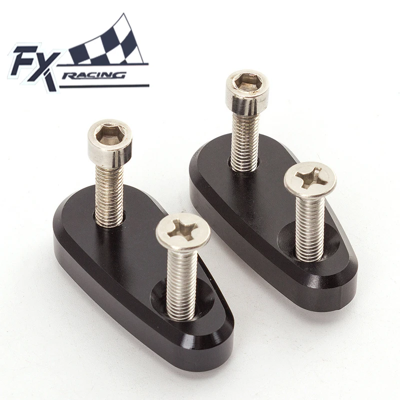 FX Aluminum Rearview Side Motorcycle Mirror Mount Adapter Clamp Holder For Kawasaki ZX9R ZX6R ZX 9R 6R Yamaha YZF R1 R6 | Автомобили и