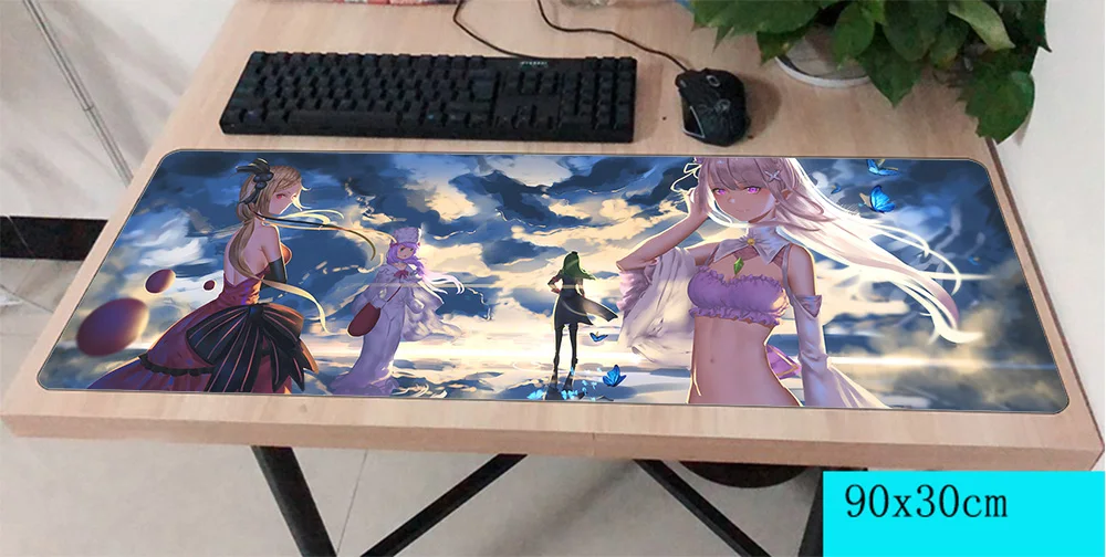 Коврик для мыши re zero pad computador gamer mause 900x300X2MM большой профессиональный Для Мыши