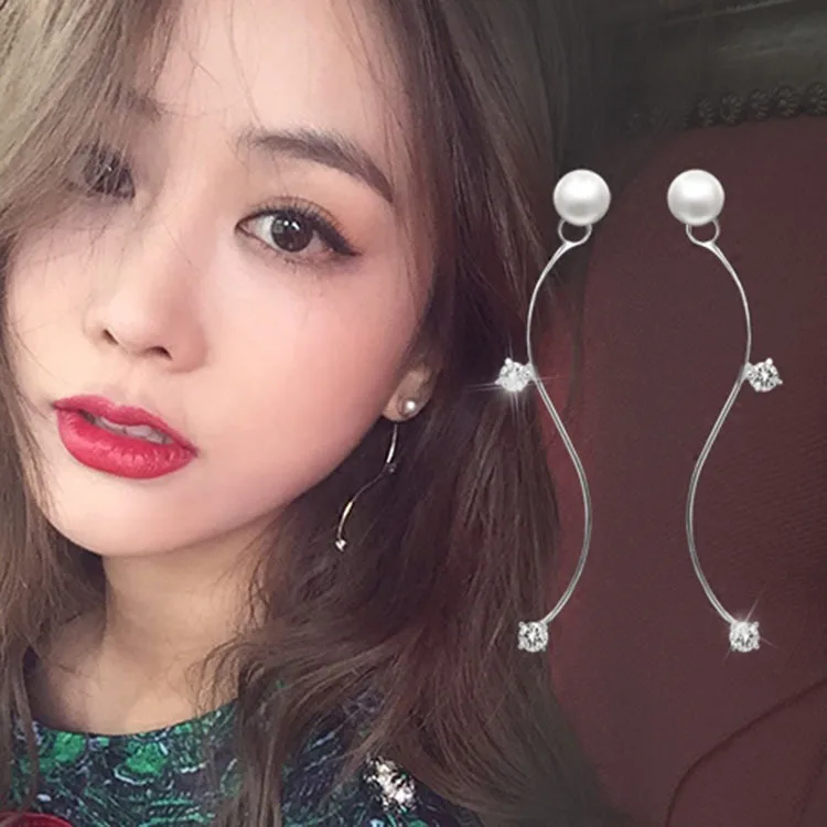 Новинка 2020 ювелирные изделия серьги с жемчугом темпераментные модельные Женские