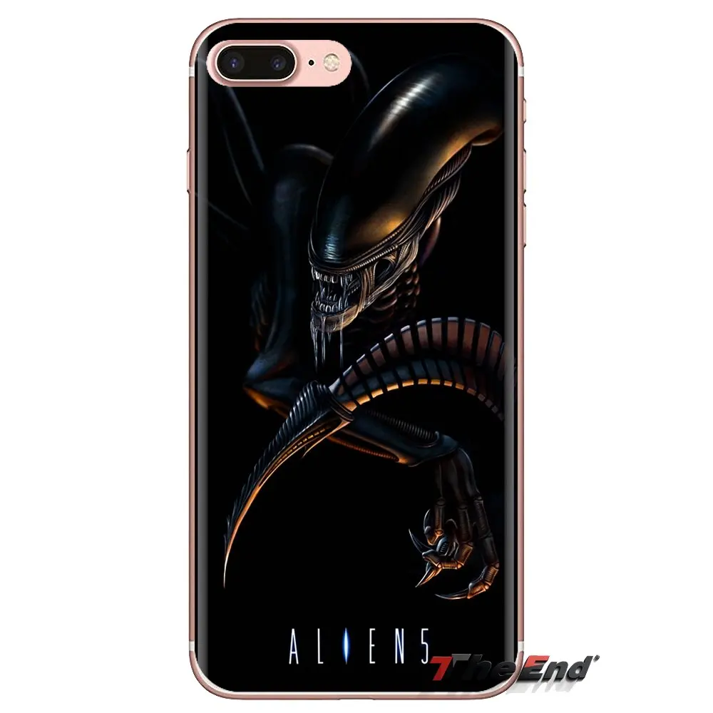 Прозрачный чехол из ТПУ Xenomorph Aliens predator для LG Spirit Motorola Moto X4 E4 E5 G5 G5S G6 Z Z2 Z3 G2 G3 C Play Plus