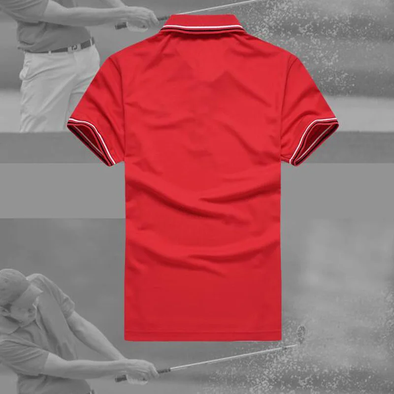 ЛАКИ Мужчины Футболка Поло 2016 Летний Новый Твердые Вязать Тонкий Homme Camisa Masculina