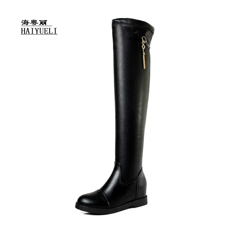 Autumn winter boots Fashion sexy women's shoes Knee-high Knight | Обувь
