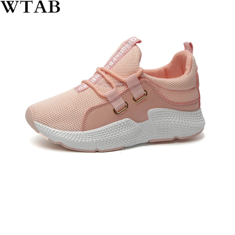 

WTB Women Canvas casual shoes fashion breathable Walking mesh Elastic band Trainer flat shoes sneakers women 2019 tenis feminino