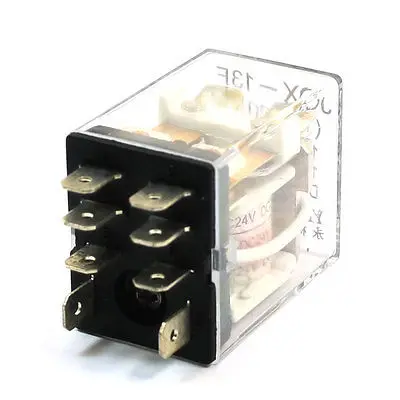 JQX 13F 2C 24 DPDT 8 контактное электромагнитное реле DC 24В номинальная катушка