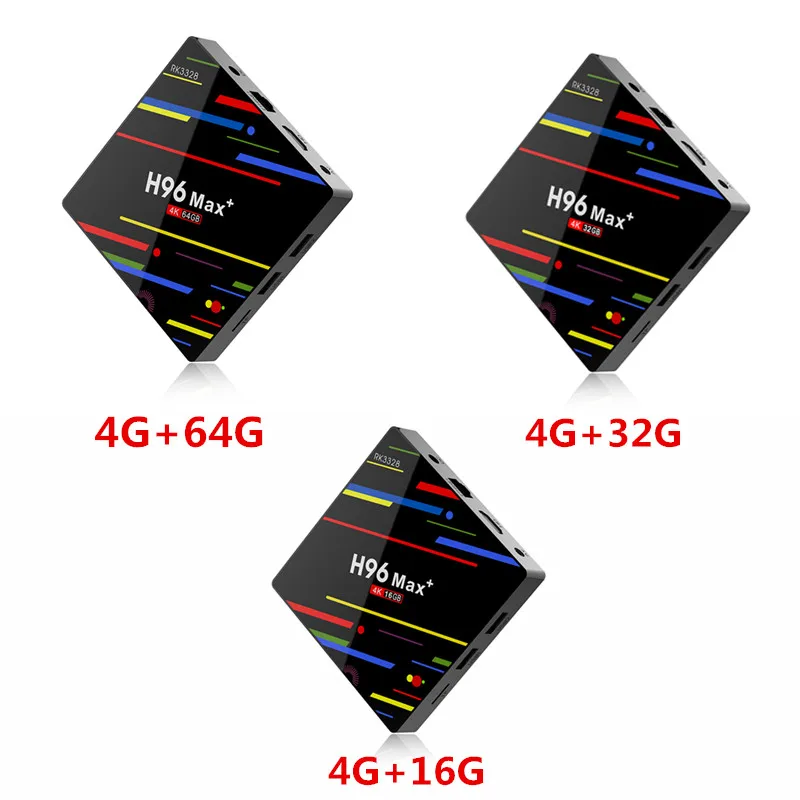 ТВ приставка kebidumei H96 MAX Plus Android 9 0 4 Гб ОЗУ 16 ГБ 32 64 ПЗУ телеприставка RK3328 2 + 5G Wi Fi 4K H.265