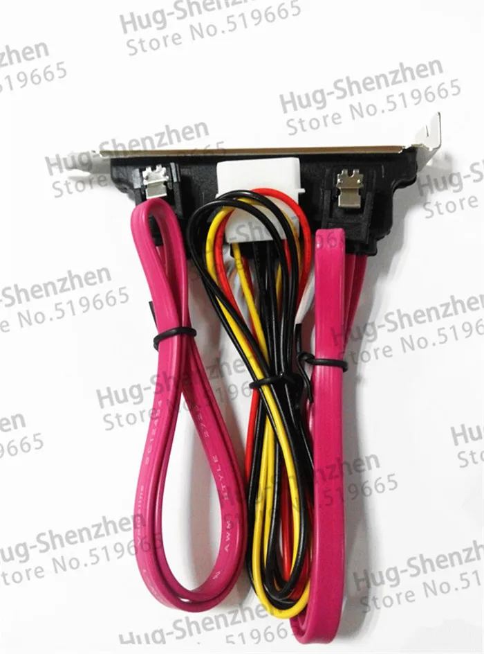 ПК DIY SATA в eSATA с 4Pin IDE Molex блок питания адаптер конвертер карты полный профиль