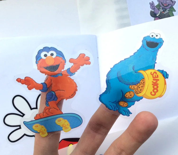 50 листов/партия серия seme street elmo bird водонепроницаемые seadoo аниме наклейки бомба