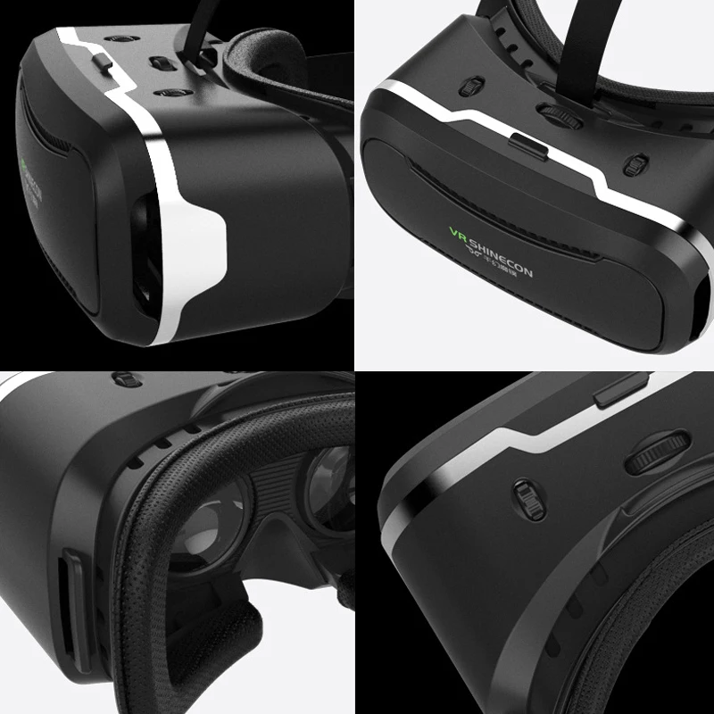 Горячая 3D VR виртуальной реальности очки SHINECON 2 0 Google картонный шлем с Bluetooth пульт