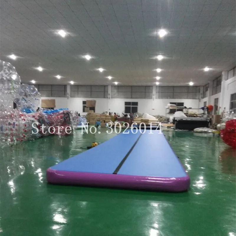 Дешево Бесплатная доставка, 6x2 м надувной гимнастический коврик с помпой