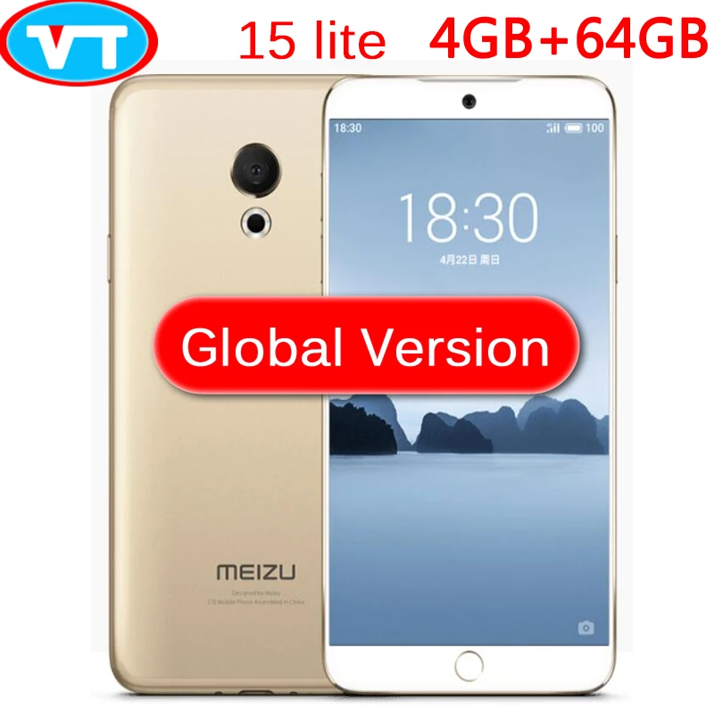 Глобальная версия Meizu 15 lite 4G LTE смартфон 5 46 &quot1920x1080 P экран быстрое зарядное
