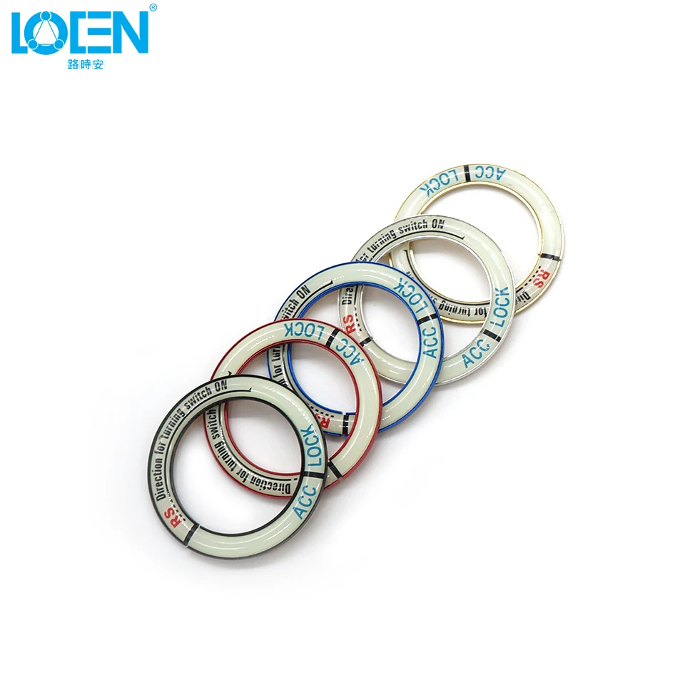 Светящееся кольцо зажигания СТАРТ стоп отверстие для ключей 5 цветов RS