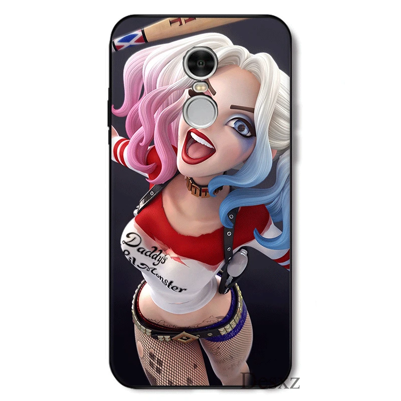Силиконовый чехол для мобильного телефона из ТПУ Harley Quinn Xiaomi Redmi K30 Poco X2 Note 5 6 4 4X 7 Pro