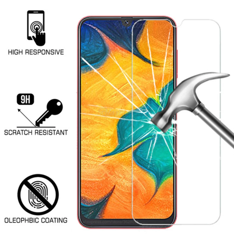 safety glass on for samsung a30 protective galaxy a50 a10 m10 m20 m30 glas screen protection samsug a 30 50 m 10 20 30m | Мобильные