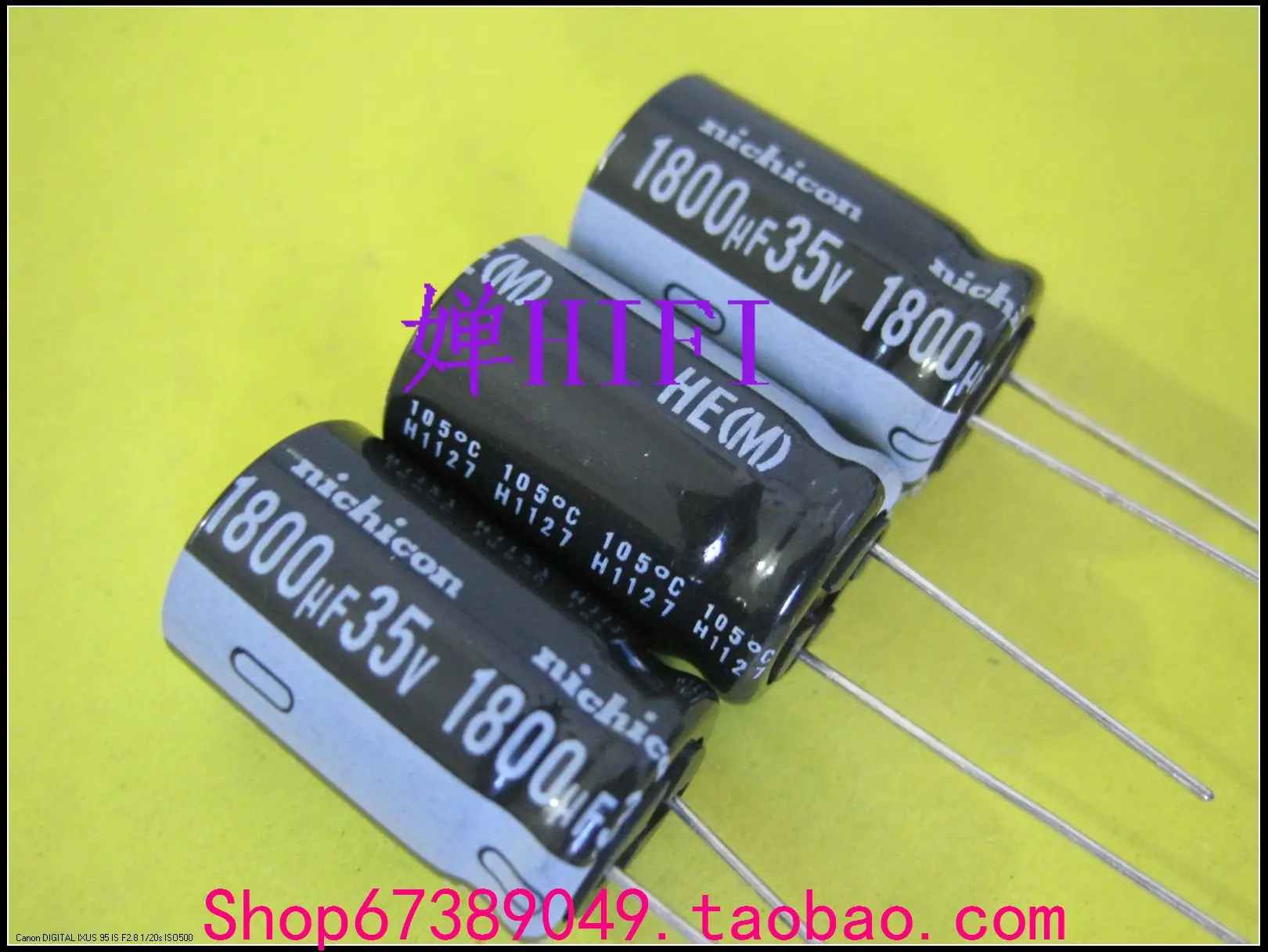 2020 hot sale 20PCS/50PCS Nichicon original Japanese electrolytic capacitor 35v1800uf HE 16x25mm free shipping
