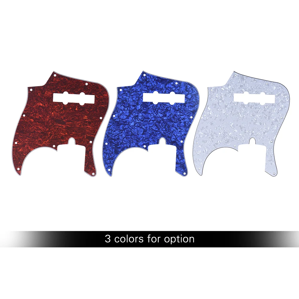 4Ply PVC JB Style Bass Pickguard Pick Guard Scratch Plate 10 отверстий для американского/мексиканского