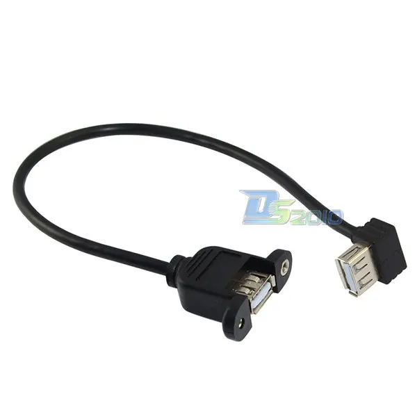 Высокое качество USB 2 0 гнездо панель крепление к гнезду 90 градусов вверх угол