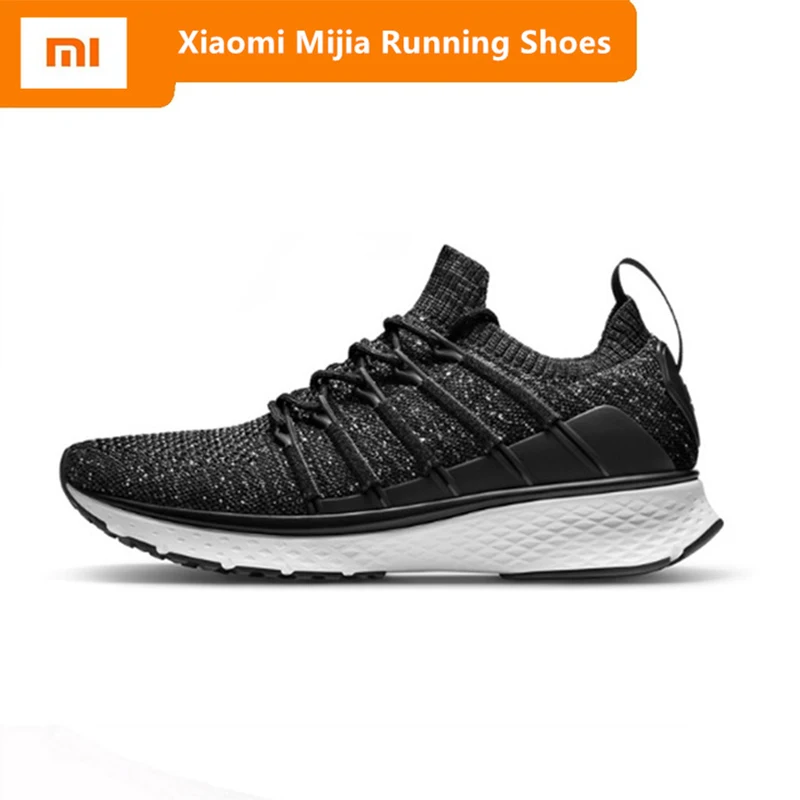2019 Xiaomi Mijia 2 кроссовки умные спортивные Uni moulding Techinique Fishbone Lock System эластичная