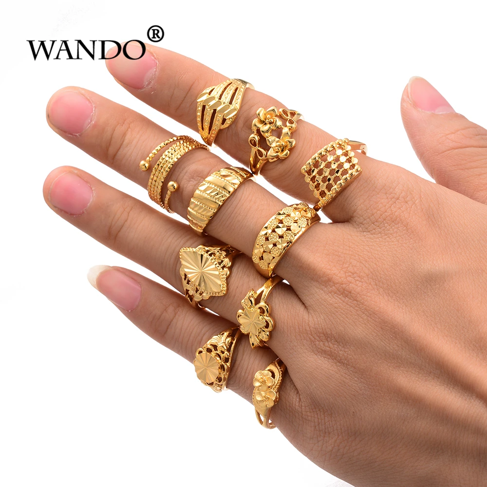 WANDO Женское Обручальное кольцо индийское Африканское нигерийское эфиопское для