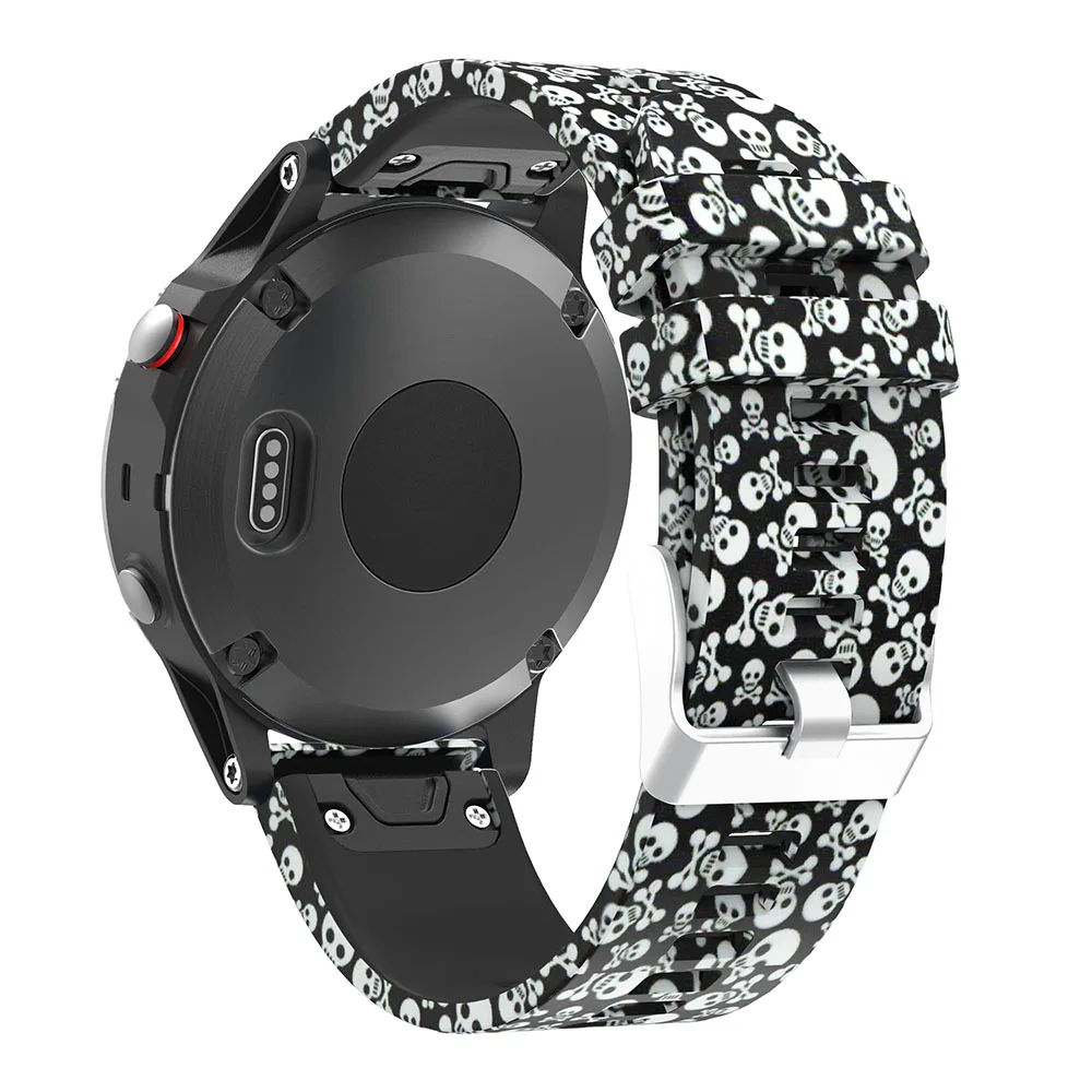 Ремешок сменный силиконовый для наручных часов Garmin Fenix 5 | Наручные часы