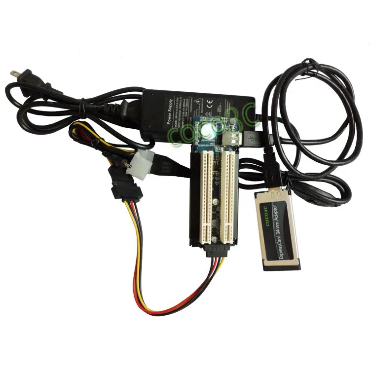 Laptop Expresscard 34 To 2 PCI 32bit slots adapter Express Card Riser card for sound serial parallel | Компьютеры и офис