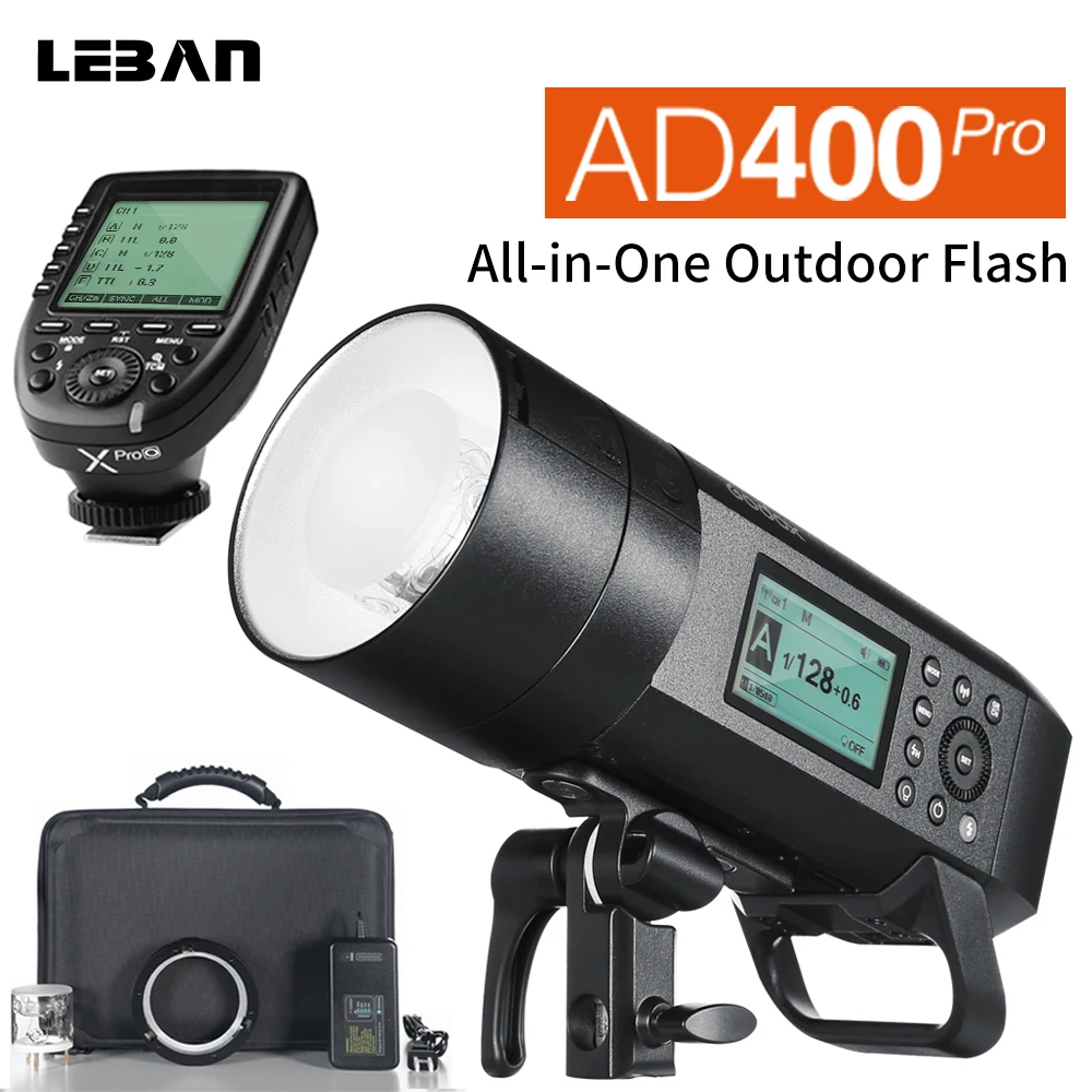 Портативная Внешняя вспышка Godox AD400Pro все в одном TTL HSS 2 4G Беспроводная система X с