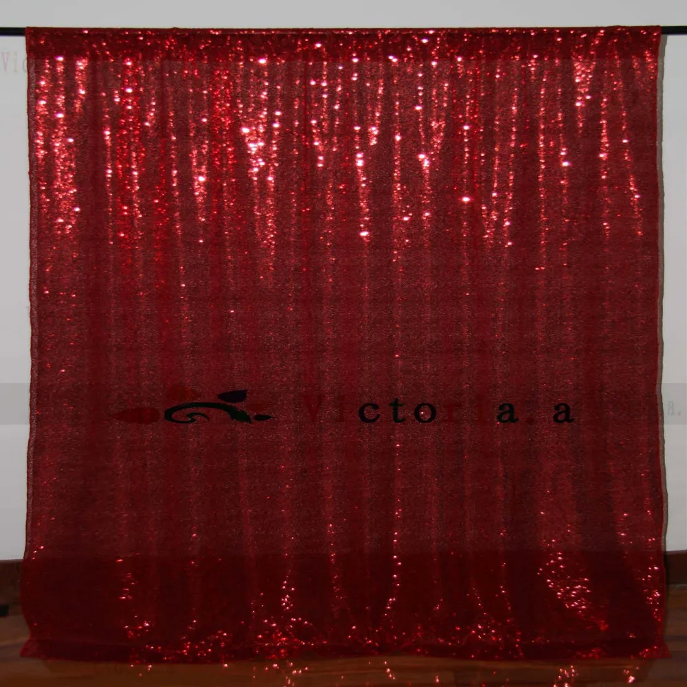 120x180 см/4x6FT красный блесток ткань фон свадьба фото стенд фоны для