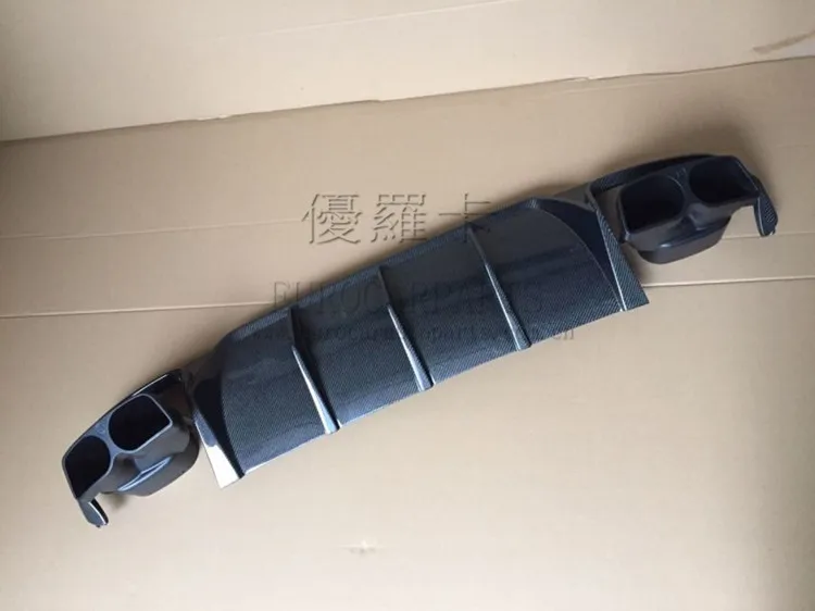 УГЛЕРОДНЫЙ finber диффузор для E63 w212 с наконечниками exhuast w212 AM диффузор и наконечники глушителя углеродный finber материал стиль