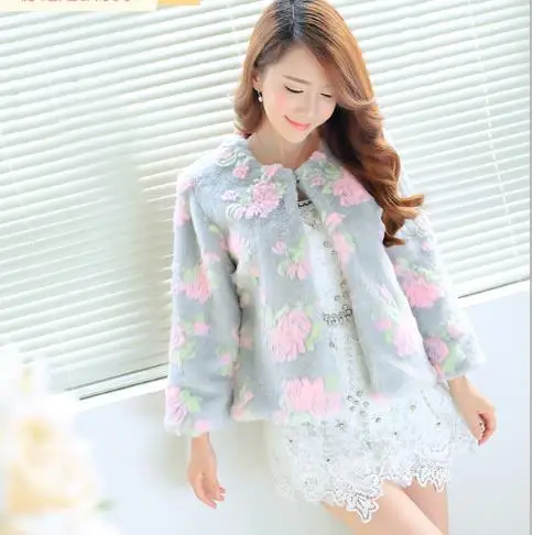 Новинка 2019 зимняя женская куртка из искусственного меха меховая верхняя одежда с