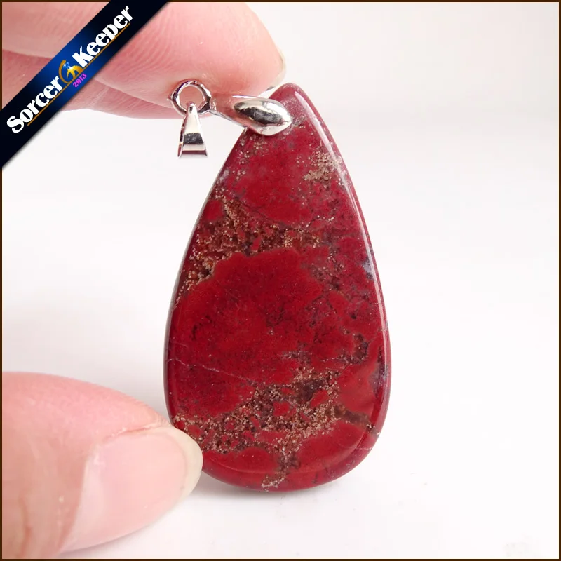 Натуральный камень красный речной камень Bijoux винтажные изделия ручной работы бусины подвеска костюм ювелирные изделия для женщин и мужчин Шарм ожерелье с подарочной коробкой YS421