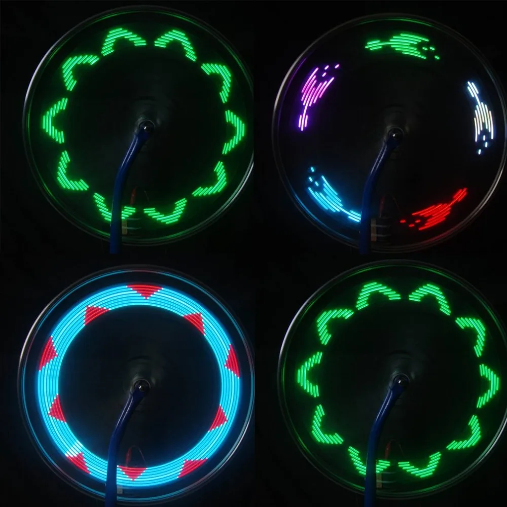 14LED 30 изменение модели велосипеда колеса велосипеда шины спиц светильник USB перезаряжаемые велосипедные аксессуары Прямая