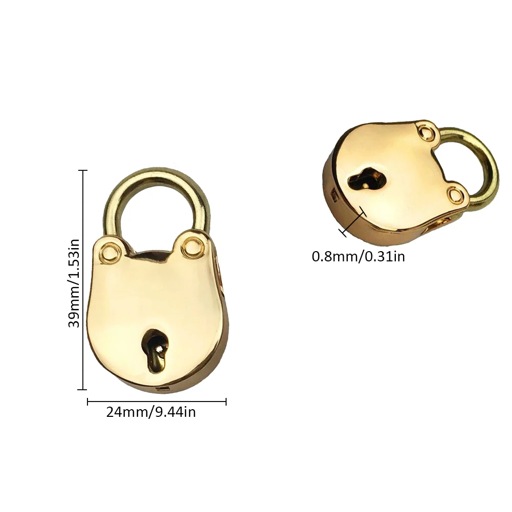 1 шт. бронзовый винтажный Старый Античный стиль миниатюрный архаизовый замок для