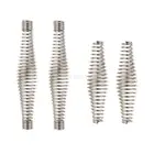 2 шт.компл. 11 см14 см мангал для барбекю, пружины с ручкой из нержавеющей стали, дровяная печь, аксессуары для коптильни