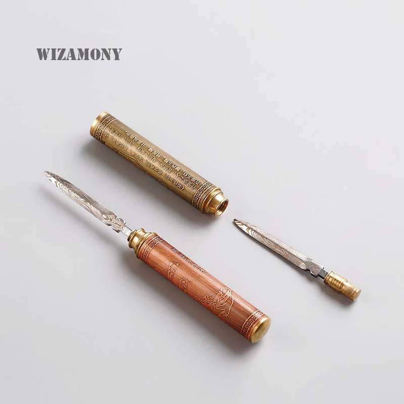 WIZAMONY Набор ножей для чая из сандалового дерева чайный нож | Дом и сад