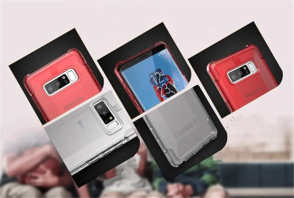 Чехол для Samsung прозрачный силиконовый чехол Galaxy S10 Plus S10E + защитный чехол-накладка