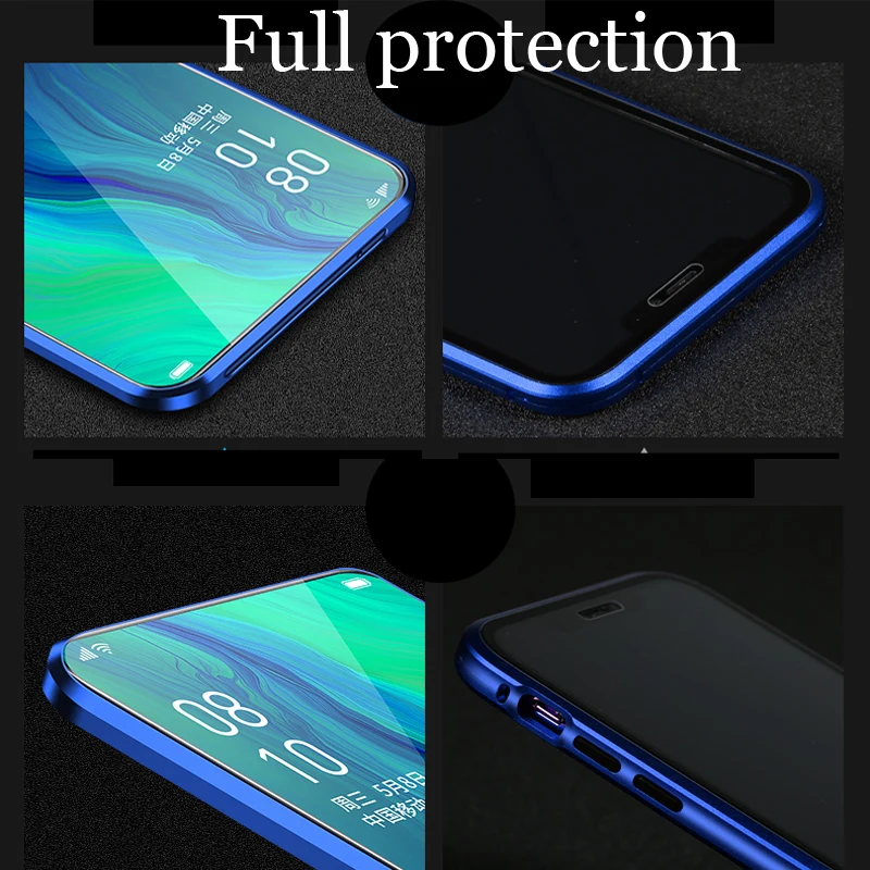Роскошный чехол с магнитной адсорбцией для Nubia X NX616J металлический каркас