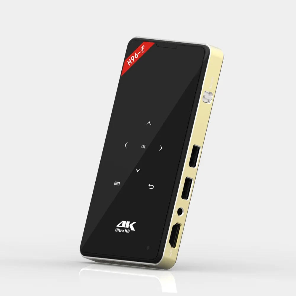 Proiettore tascabile 4 k dlp mini C6 proiettore 50 люмен Android 6 0 четырехъядерный двухдиапазонный wifi vs h96-p