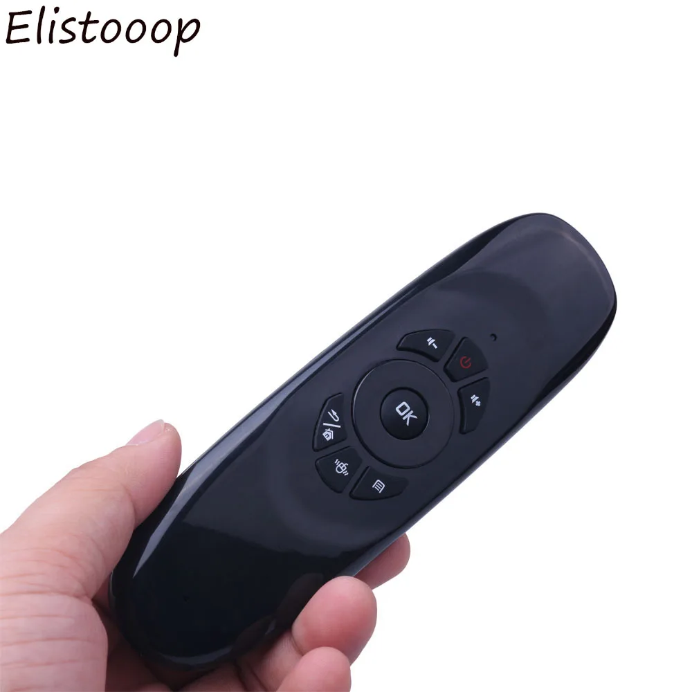 Elistooop 2 4G air mouse перезаряжаемая беспроводная клавиатура с дистанционным