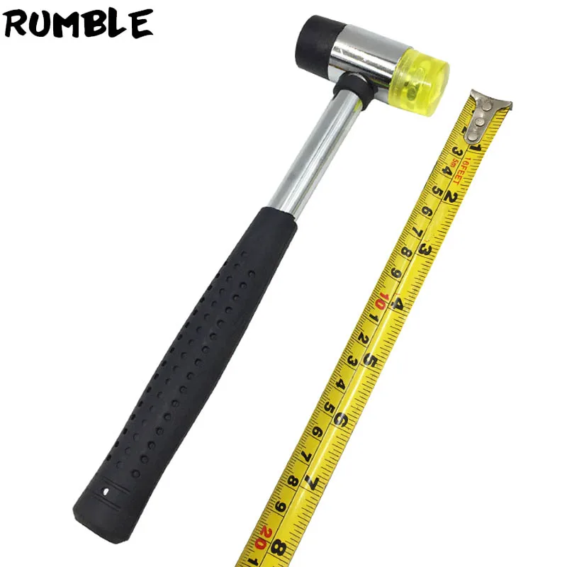 Высокое качество 22 см двусторонний бытовой резиновый молоток нейлон Пластик