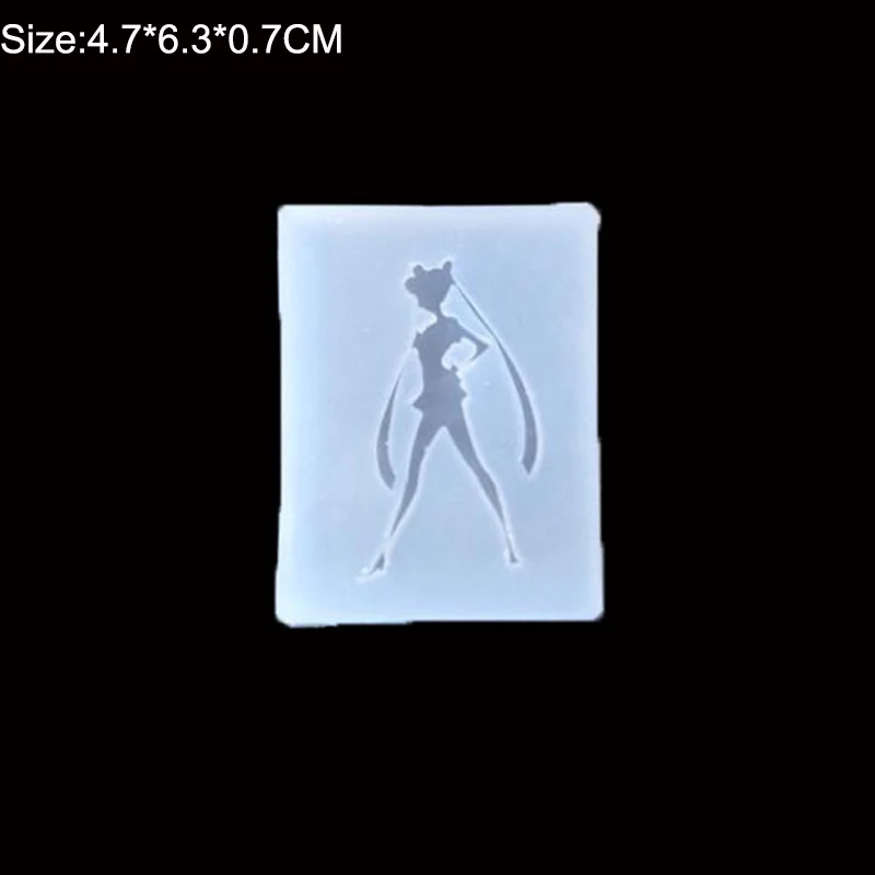 1 шт девушка кошка кролик Силиконовое ожерелье смолы изготовленное с помощью