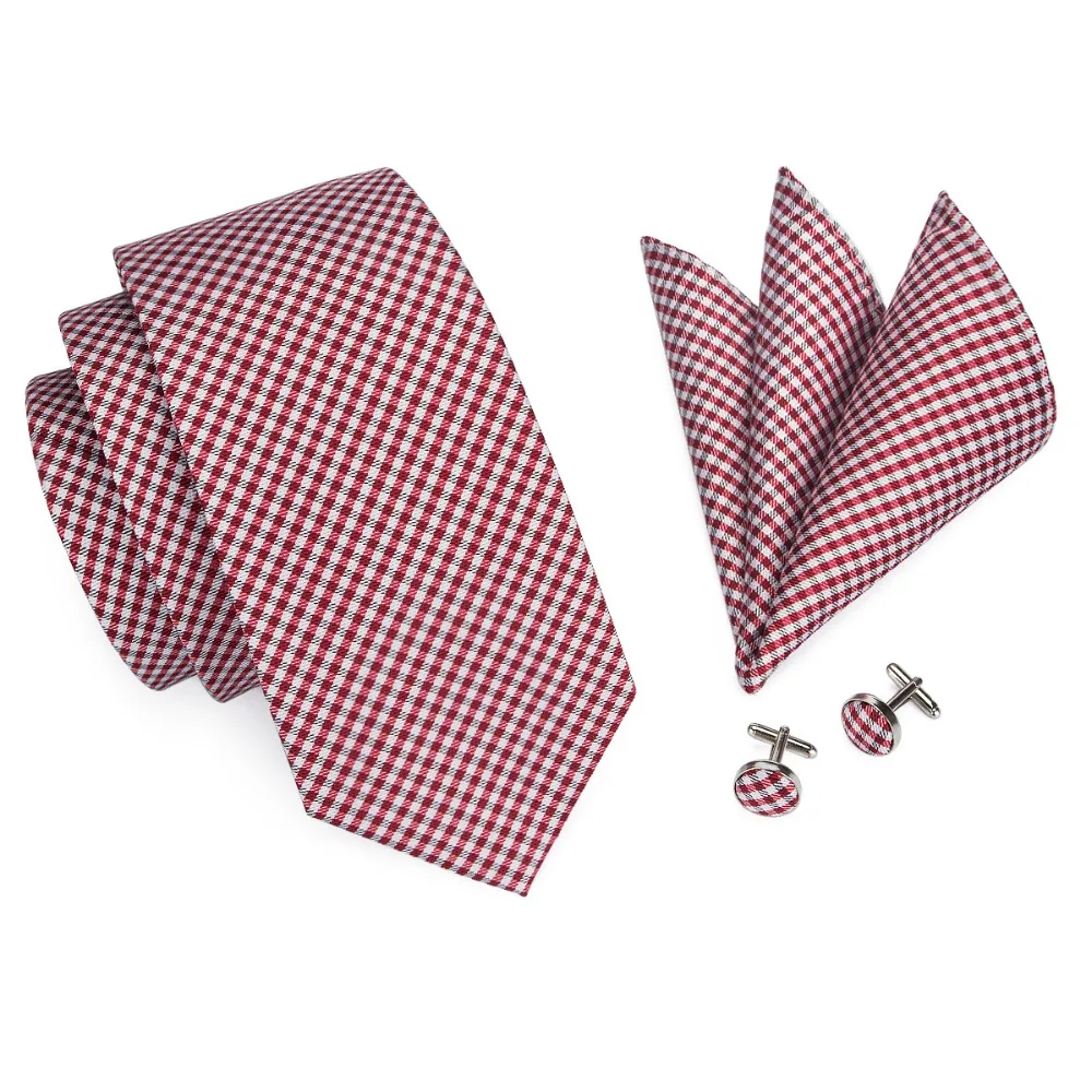 Мужской шелковый галстук в шотландскую клетку с запонками|set dies|set coralset driver |