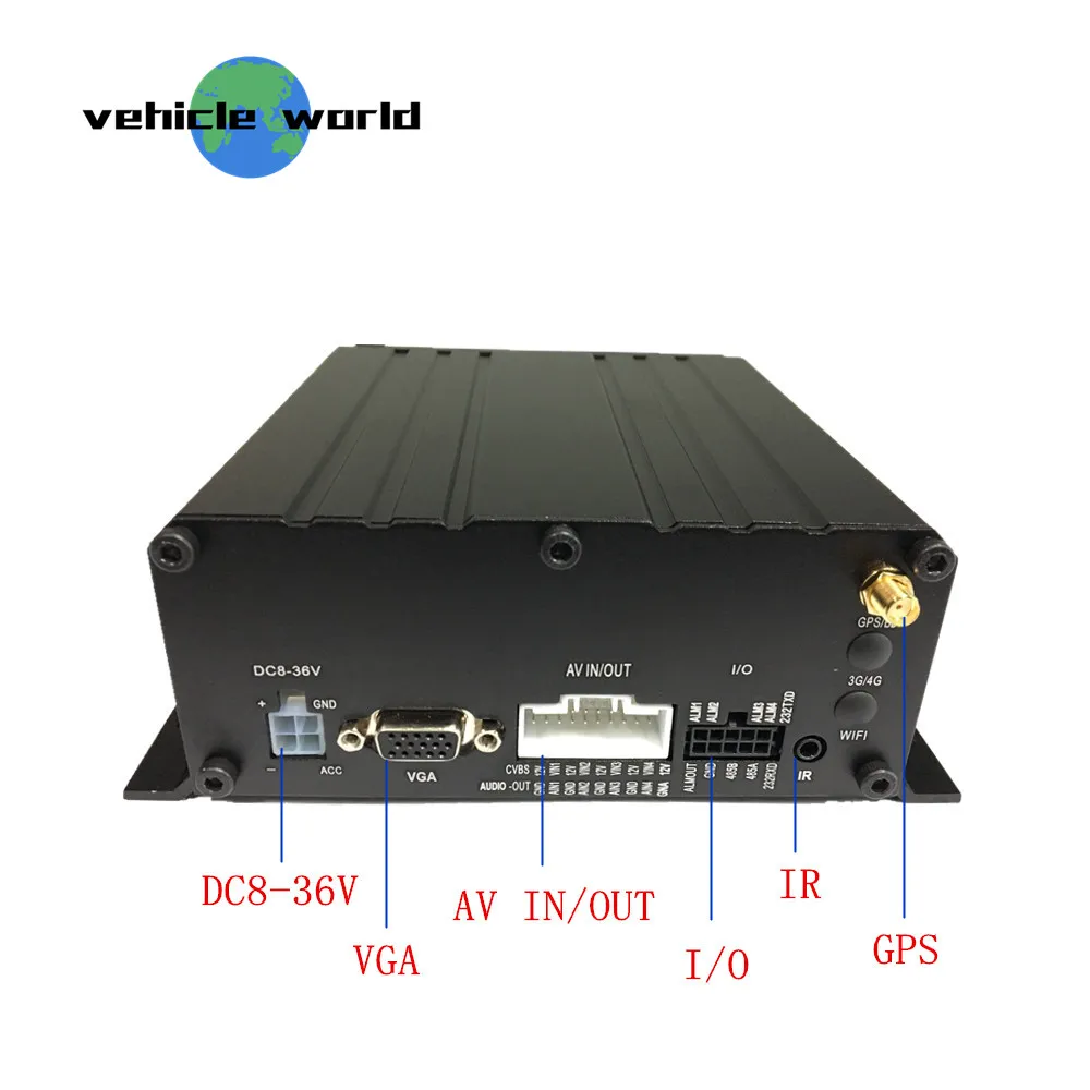 Автомобиль такси трейлер грузовик школьный автобус 4Ch 2.0MP AHD 1080P HDD SD карта