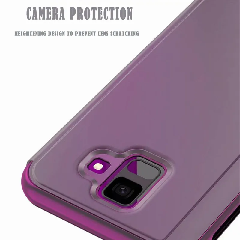 Зеркальный флип чехол для Samsung Galaxy S10 S9 S8 Lite J2 J3 J4 J5 J6 J7 Duo Pro Plus Prime 2017 2018 Core Smart Clear View