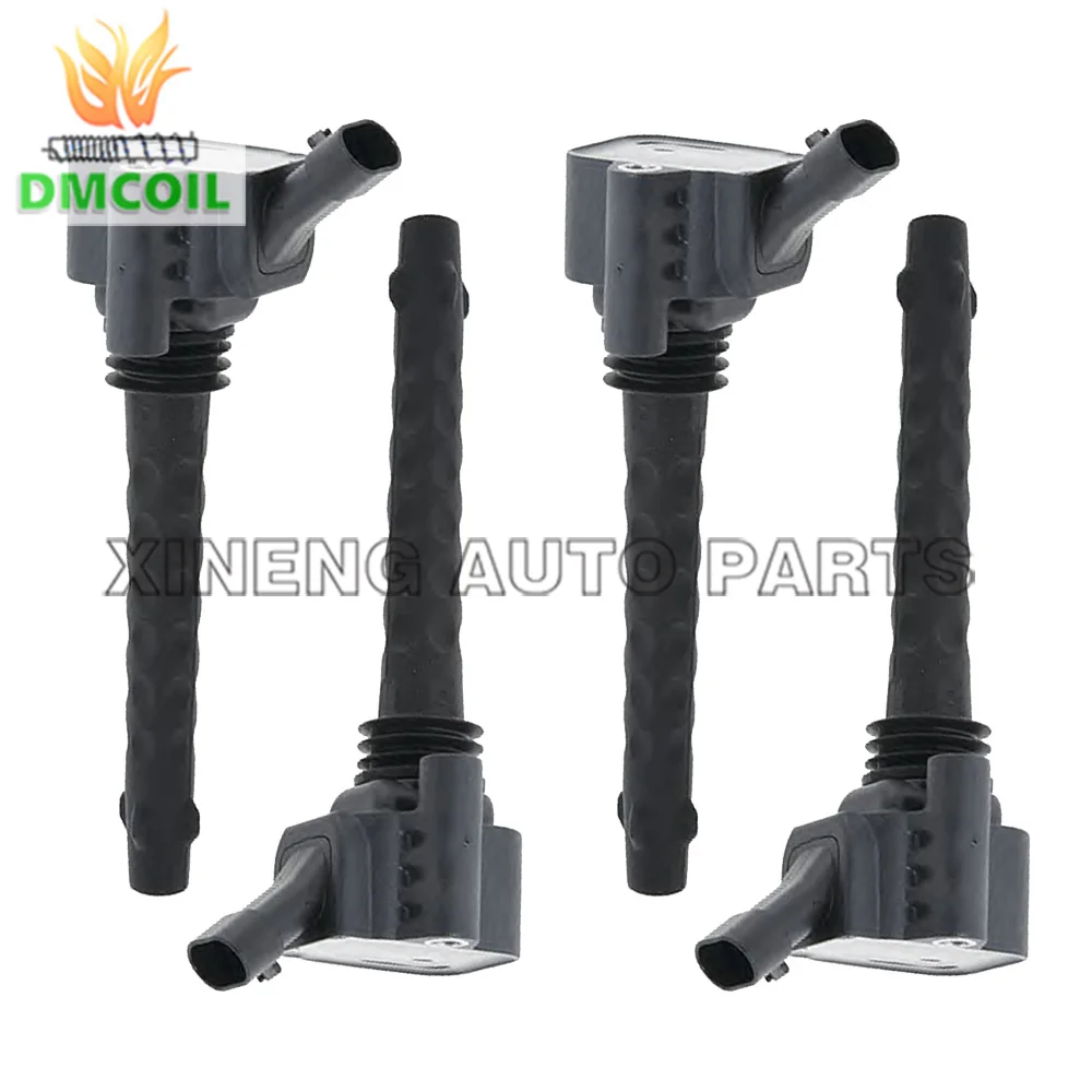 4 Pieces Катушка зажигания для ALFA ROMEO MITO FIAT 500 BRAVO DOBLO LANCIA DELTA OPEL COMBO RENEGADE 1.4L с турбо(2008-) 55209603 1208107 - Цвет: 4 Pieces