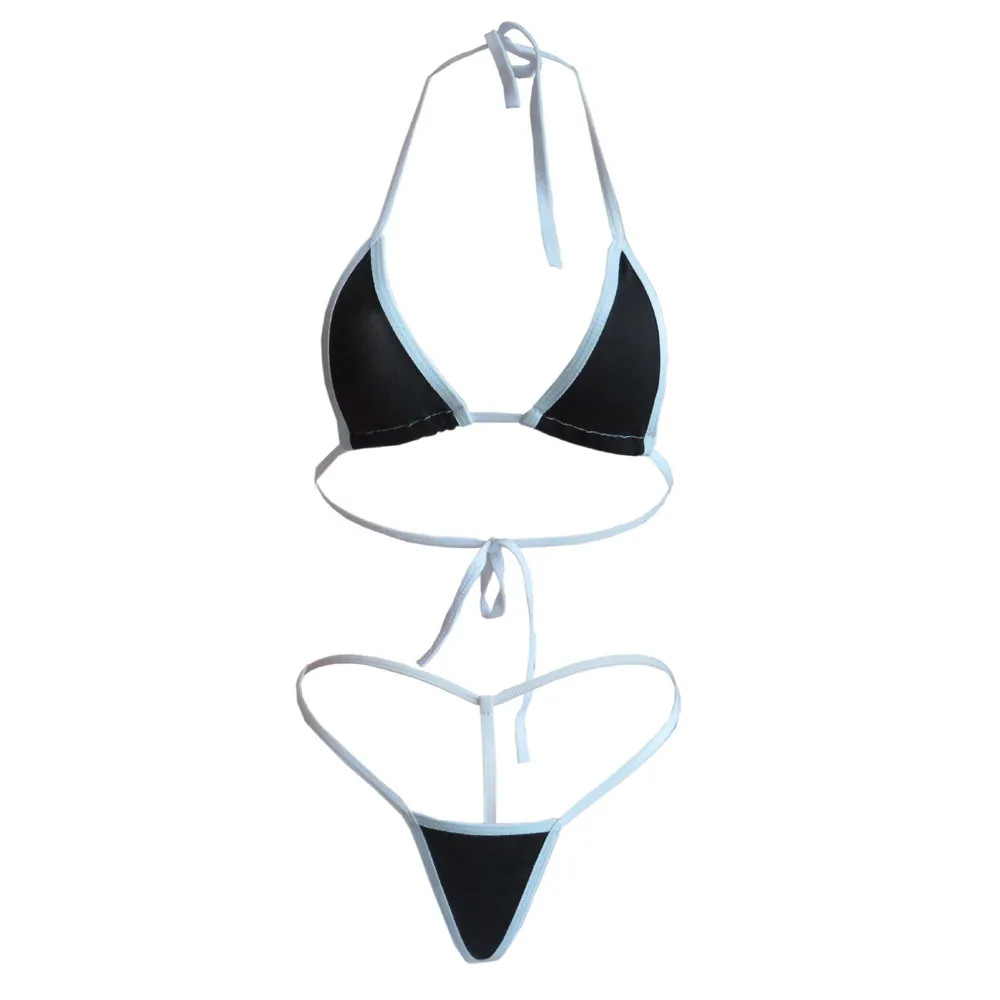 Бикини бикини с треугольными краями для пляжа спа Майо 2019|Купальники| |