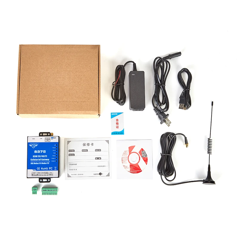 Шлюз Modbus RTU MQTT с двумя sim картами для стандартного контроля PLC VFD поддержкой 320