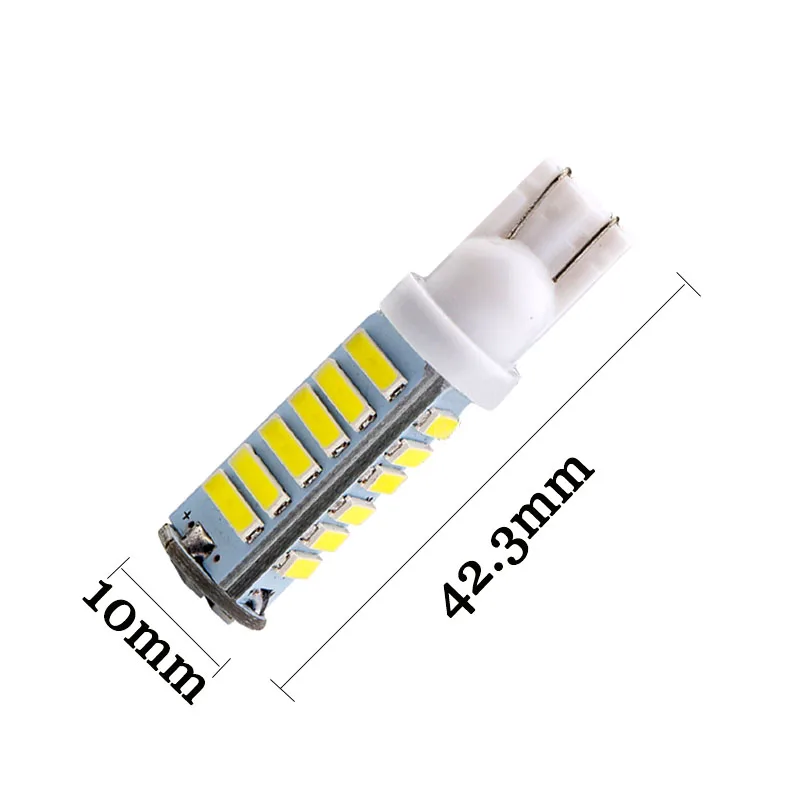 Супер Яркий длинный T10 W5W 20 SMD 7020 светодиодный светильник ксеноновый белый 7014