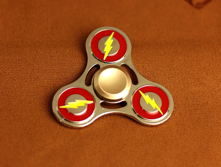 Капитан Мстители Супермен Человек-Паук Бэтмен Флэш-Сплав Металла Handspinners
