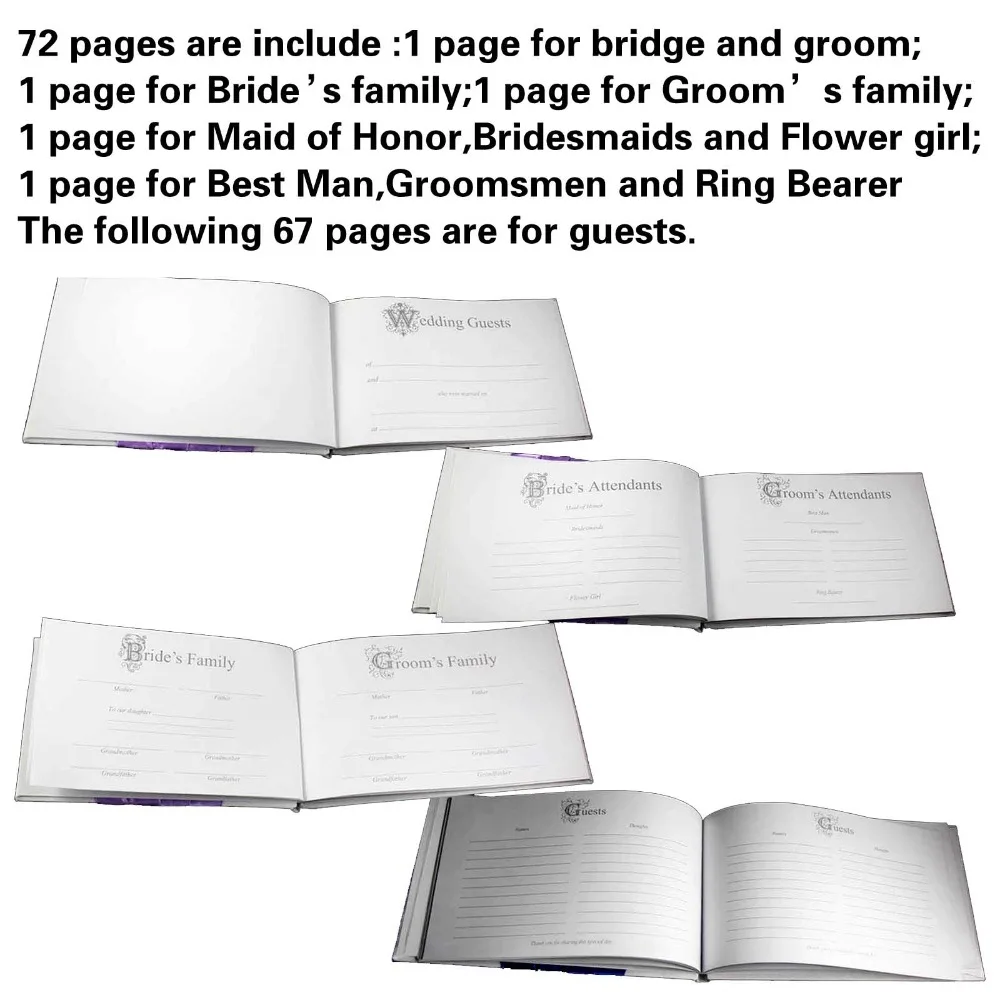 OurWarm атласная Свадебная Гостевая книга 25x16 см двойное сердце подарки для причастия сувениры с Стразы Декор Высокое качество