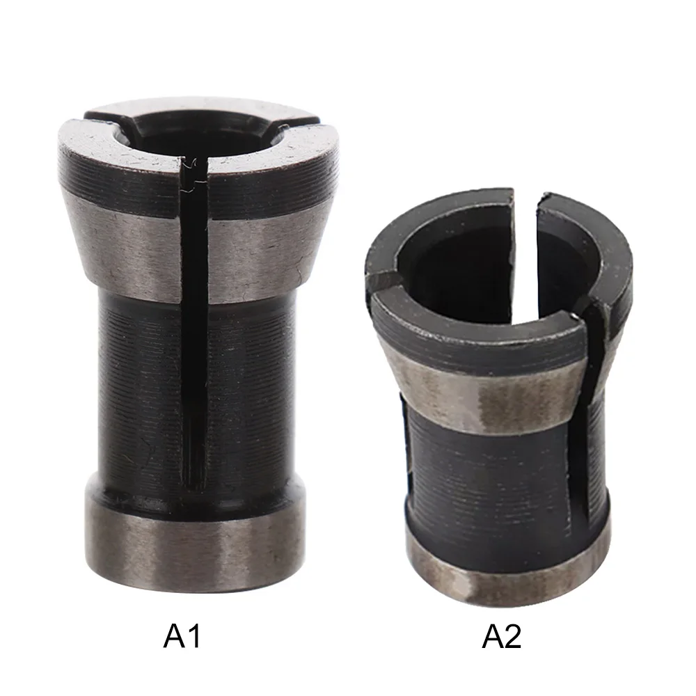 

6.35mm 8mm Collet Chuck Holder Extension Rod Collet Chucks Engraving Trimming Machine Electric Router 1pc